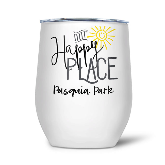 Our Happy Place | Wine Tumbler