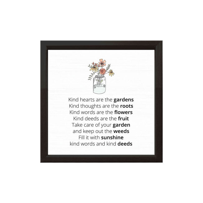 Kind Hearts | Wood Sign