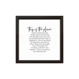 This Is The Place | Wood Sign
