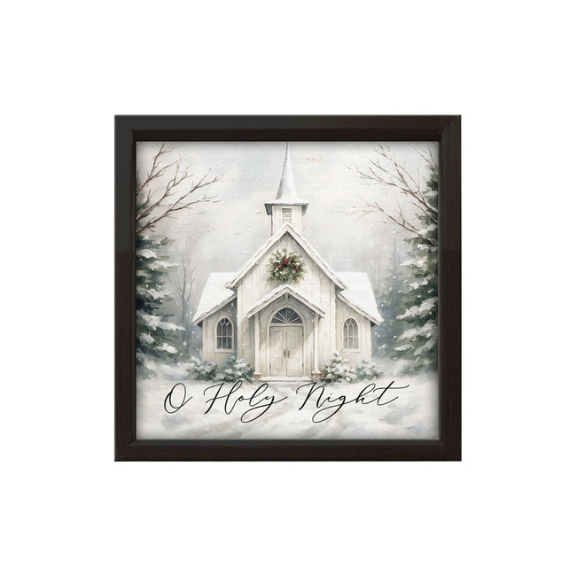 O Holy Night | Wood Sign