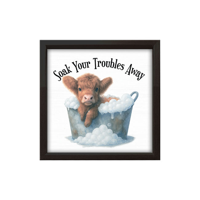 Soak Your Troubles Away | Wood Sign