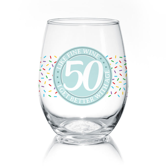 Fine Wine Birthday 50 | Wine Glass