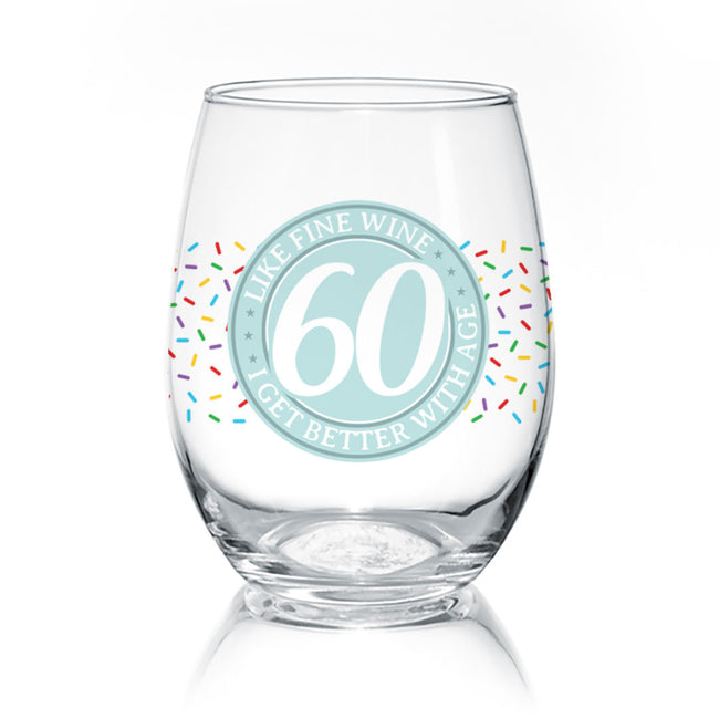 Fine Wine Birthday 60 | Wine Glass