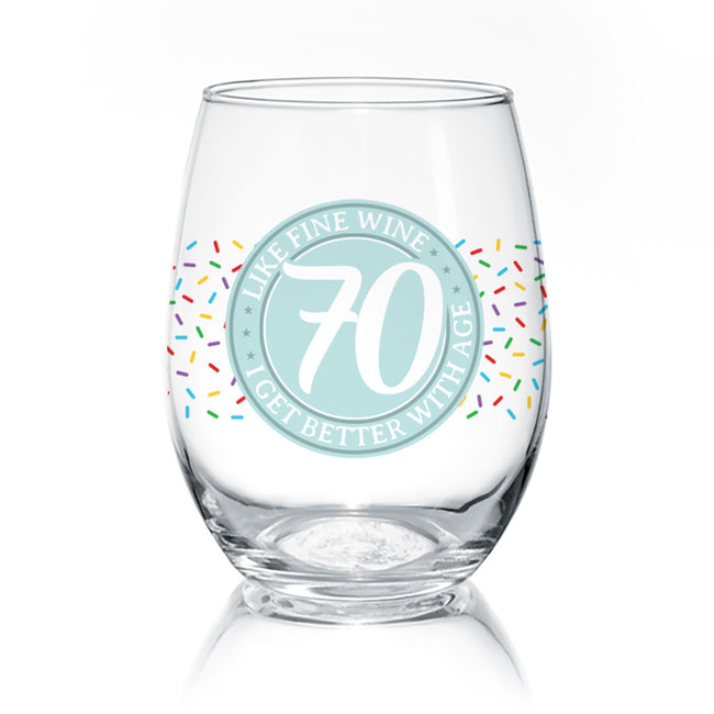 Fine Wine Birthday 70 | Wine Glass