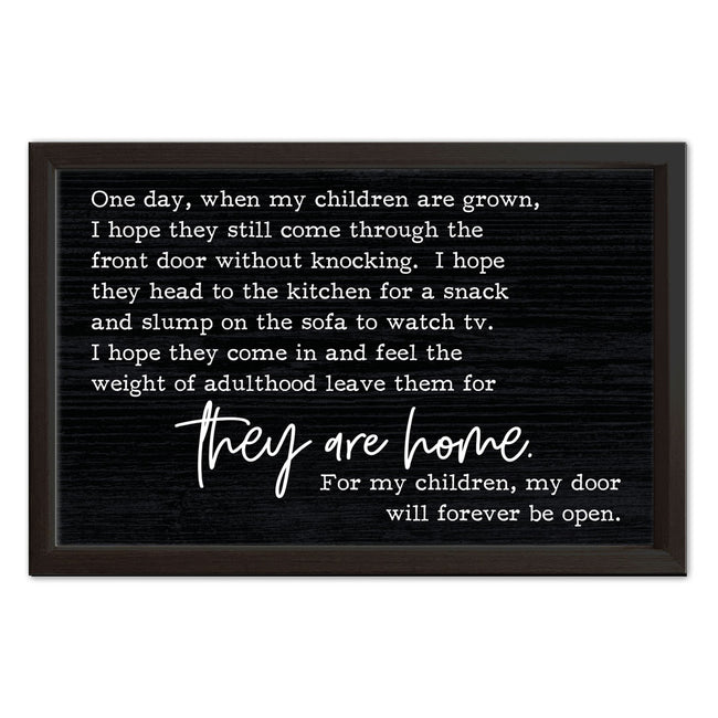 When My Children Are Grown