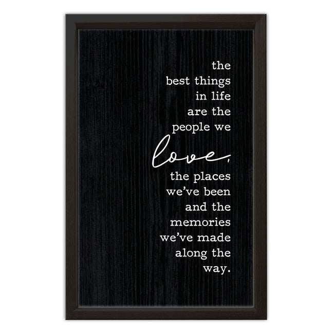 The Best Things In Life