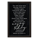Enjoy Today | Wood Sign