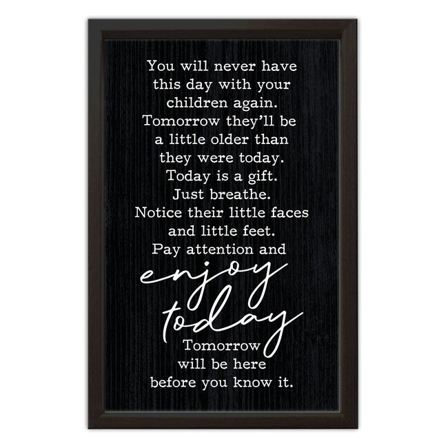 Enjoy Today | Wood Sign