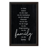 In This Home | Wood Sign