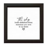 The Sky Looks Different | Wood Sign