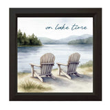 On Lake Time | Wood Sign