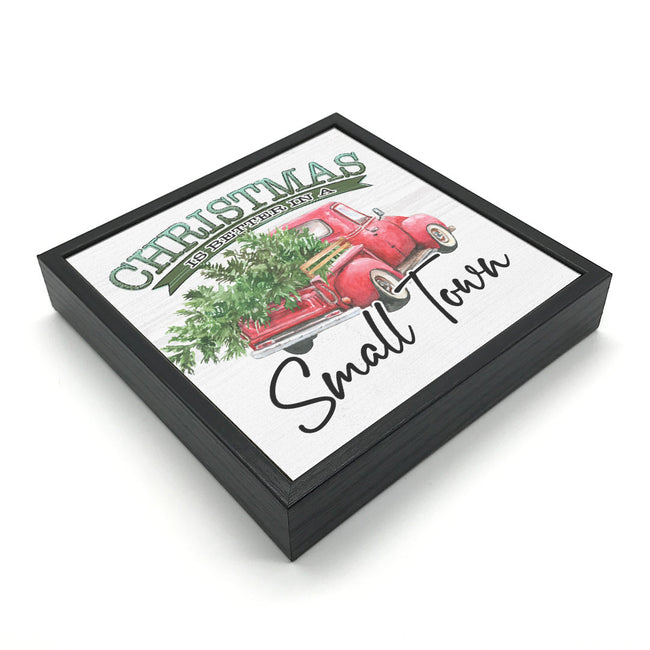 Christmas Is Better In A Small Town | 'Chunky' Wood Sign