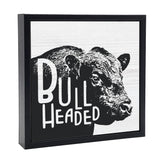 Bull Headed | Wood Sign