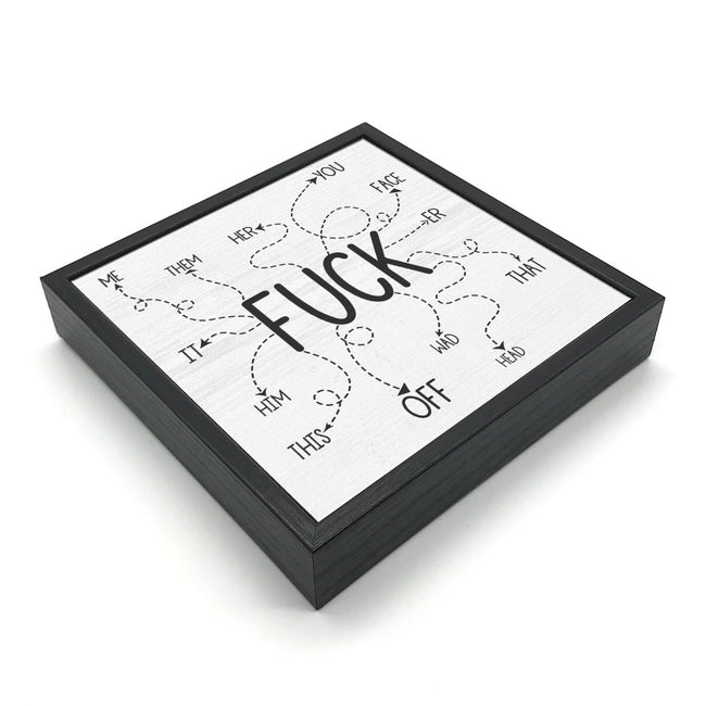 Fuck List | Wood Sign