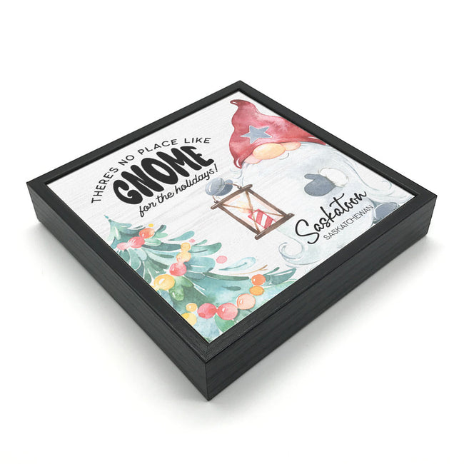 No Place Like Gnome PERSONALIZED | 'Chunky' Wood Sign