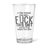 A Wise Woman | Beer Glass