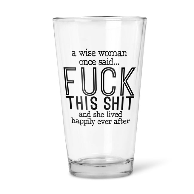 A Wise Woman | Beer Glass