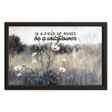 Wildflower Landscape | Wood Sign
