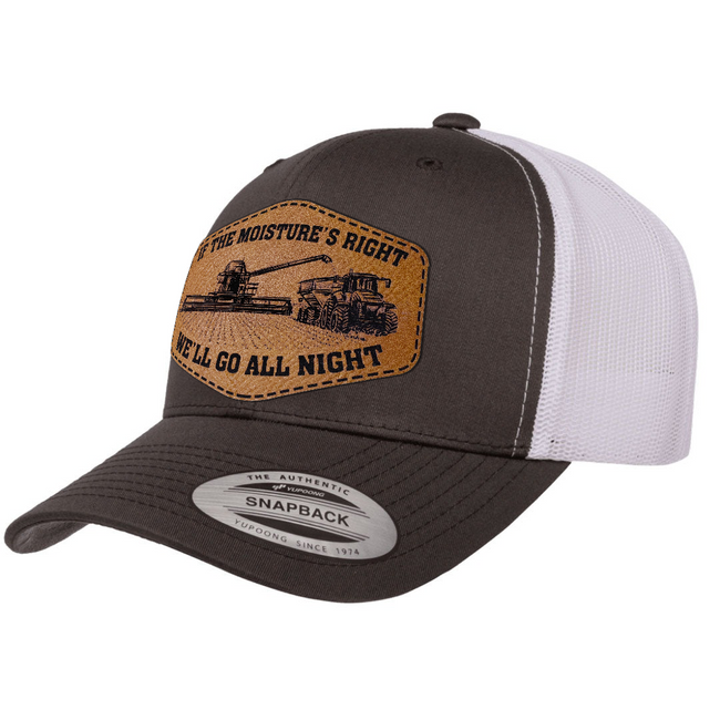 If The Moisture's Right | Leather Patch Hat