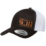 WTF - Where's The Fish | Leather Patch Hat