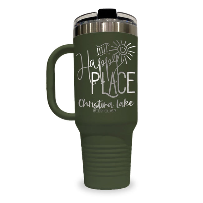 Our Happy Place - 40oz Travel Tumbler
