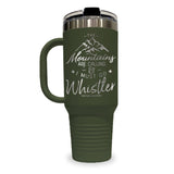 The Mountains Are Calling - 40oz Travel Tumbler
