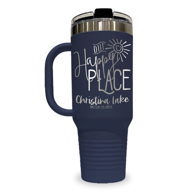 Our Happy Place - 40oz Travel Tumbler