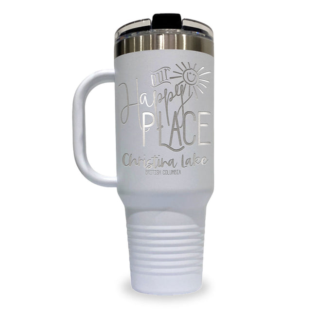 Our Happy Place - 40oz Travel Tumbler