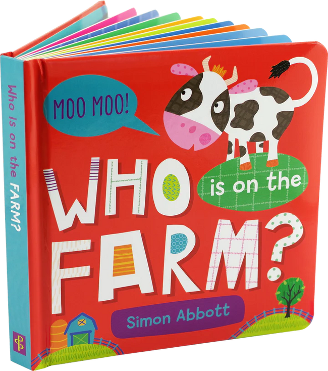 Who Is On The Farm - Board Book