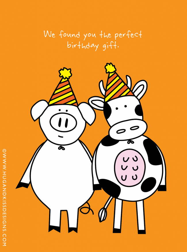 We Found The Perfect Gift | Hug & Kiss Card