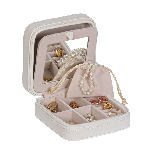 Vegan Leather Travel Case | Jewelry Box