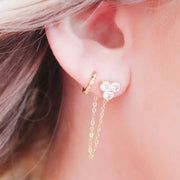 Tiny Sparkle Hoop Earrings
