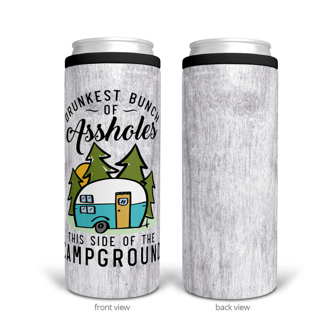 Drunkest Bunch Of Assholes | Slim Can Cooler