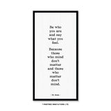 Be Who You Are