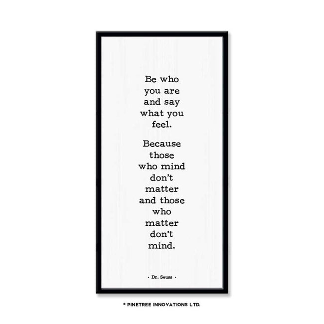 Be Who You Are