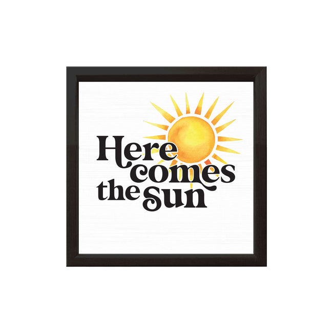 Here Comes The Sun | Wood Sign
