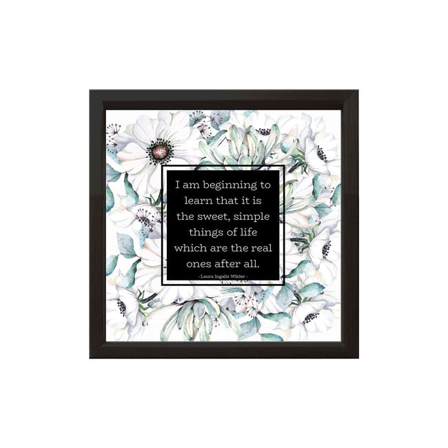 I Am Beginning To Learn | Wood Sign