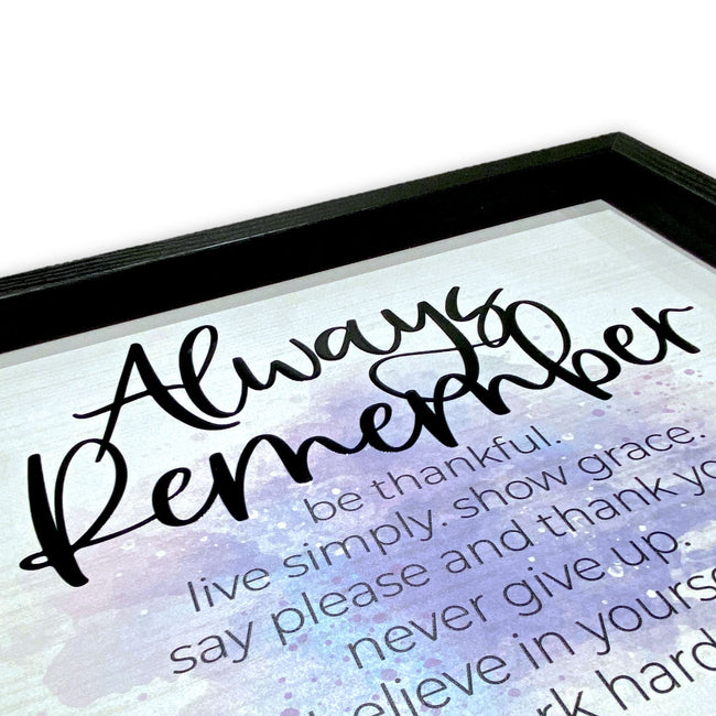 Always Remember | Wood Sign