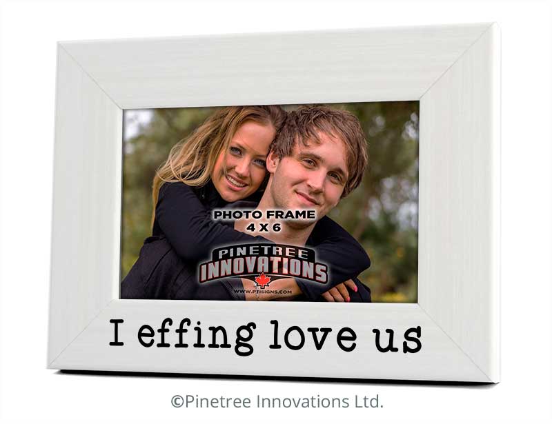 I Love Us 4x6 Personalized Picture Frame