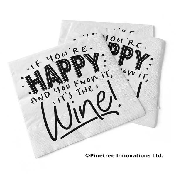 If You're Happy | Beverage Napkins
