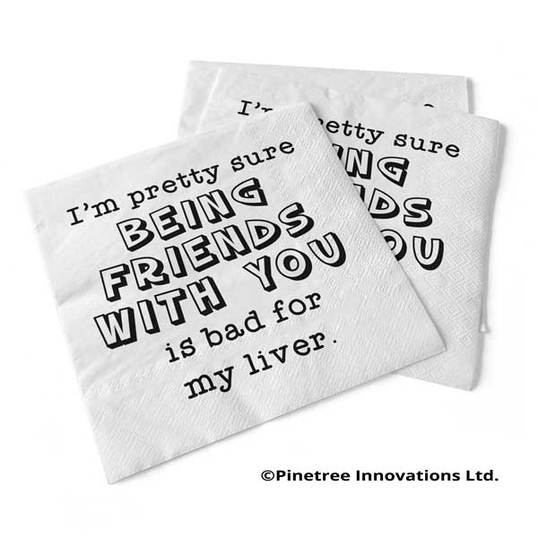 I'm Pretty Sure | Beverage Napkins