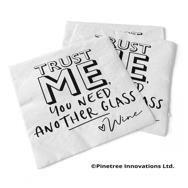 Trust Me | Beverage Napkins