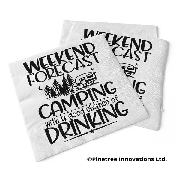 Weekend Forecast | Beverage Napkins