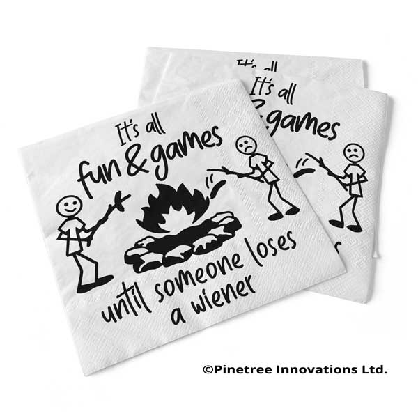 It's All Fun & Games | Beverage Napkins