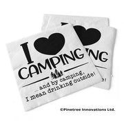 I Love Camping | Beverage Napkins