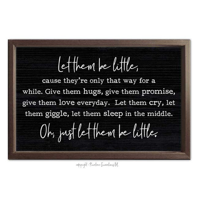Let Them Be Little