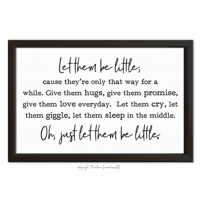 Let Them Be Little