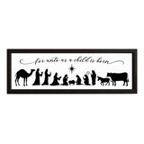 Nativity Scene | Wood Sign