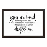 Daughter - You Are So Loved | Wood Sign