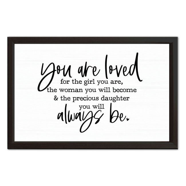 Daughter - You Are So Loved | Wood Sign